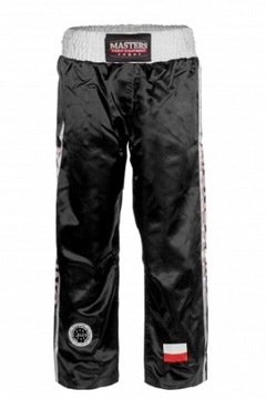 masters SPODNIE KICKBOXING ATEST WAKO skbp-100 czarne XL