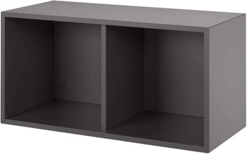 PÓŁKA REGAŁ SZAFKA WISZĄCA ANTRACYT MODUŁOWA 76x38