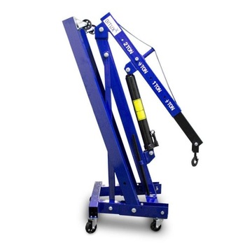 Гидравлический кран мастерской 2Т, складной, грузоподъемность до 2000 кг.