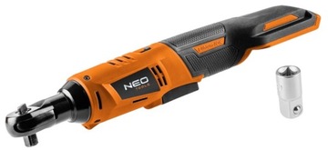 GRZECHOTKA AKUMULATOROWA KLUCZ Z ADAPTEREM 3/8 I 1/2 NA BATERIE 18V NEO