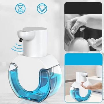 АВТОМАТИЧЕСКИЙ БЕСКОНТАКТНЫЙ ЭЛЕКТРИЧЕСКИЙ ДОЗАТОР МЫЛА 420 МЛ IPX5 USB-C