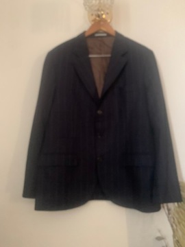 Brunello Cucinelli marynarka męska wełna r 52