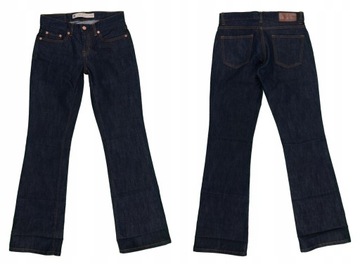 GAP granatowe jeansy damskie BOOTCUT 26/32