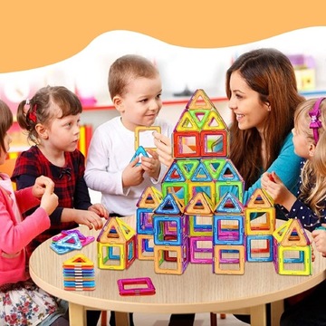 МАГНИТНЫЕ СТРОИТЕЛЬНЫЕ БЛОКИ, РАЗВИВАЮЩАЯ ИГРУШКА