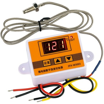 TERMOSTAT ELEKTRONICZNY REGULATOR TEMPERATURY STEROWNIK 0 - 450°C 230V