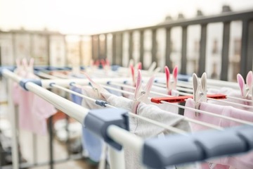SUSZARKA OGRODOWA NA PRANIE UBRANIA BIELIZNĘ TELESKOPOWA YORK DUŻA 20m2