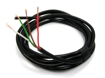 PRZEWÓD ELEKTRYCZNY KABEL 4-żyłowy YLY-S 4x0,5mm GIĘTKI LINKA