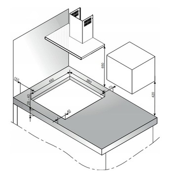 Комплект AMICA ED375171B+AMGB20E2GB+PGCD6111ApFB