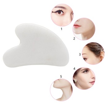 КАМЕНЬ ДЛЯ МАССАЖА ЛИЦА ГУА ША, НЕФРИТОВАЯ ПЛАСТИНА