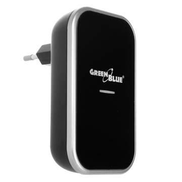 DZWONEK BEZPRZEWODOWY KINETYCZNY 38 MELODII CZARNY GREENBLUE GB157 B