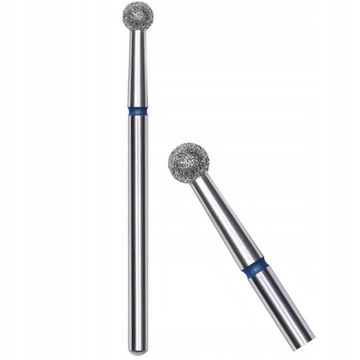 STALEKS FREZ DIAMENTOWY DO SKÓREK PAZNOKCI KULKA NIEBIESKA 3,5mm FA01B035