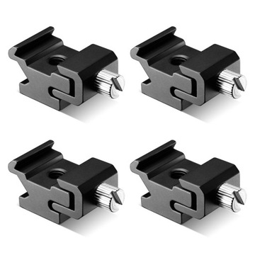 STOJAK Z ADAPTEREM DO MONTAŻU BŁYSKOWEGO COLD SHOE REGULOWANY 4 SZT