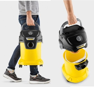 ПРОМЫШЛЕННЫЙ ПЫЛЕСОС KARCHER WD3 БЕЗРЕШЕННЫЙ