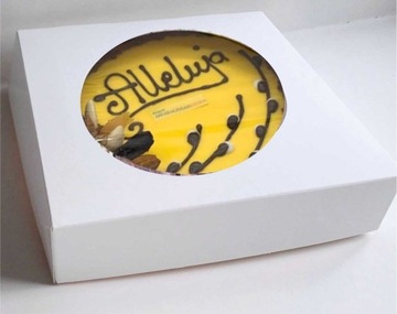 Pudełko 21x21x5 tarta mazurek ciasto
