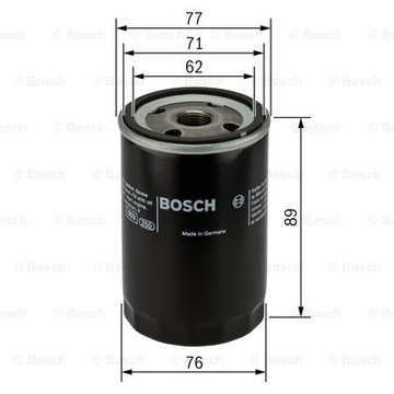 BOSCH 0 986 452 044 FILTR OLEJE