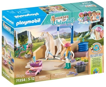 PLAYMOBIL 71354 Isabella & Lioness Z MYJNIĄ DLA KONI