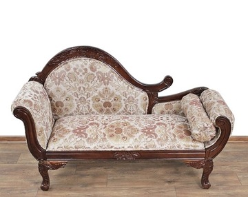 Новый стильный резной диван, шезлонг