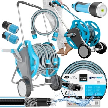 КОМПЛЕКТ САДОВЫХ ШЛАНГОВ CELLFAST 30М 1/2