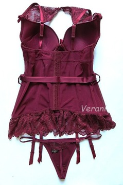 V6261 LOVEHONEY sexy komplet GORSET + STRINGI M