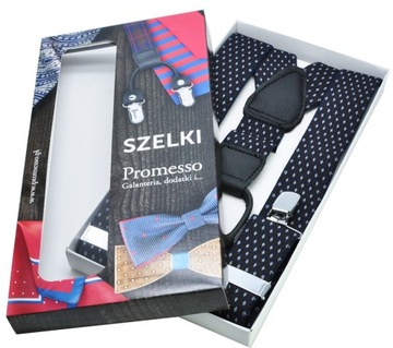 Разноцветные подтяжки для брюк Promesso