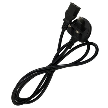 KABEL ZASILAJĄCY WTYCZKA UK 3 PIN 1,5M