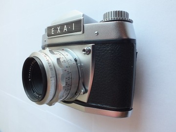 EXA 1 + Tessar 50 мм 1:2,8 - ухоженный - функциональный