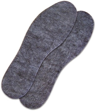Wkładki do butów filcowe grube 6mm Polskie r.47-48
