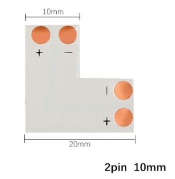 Разъем для светодиода 10 мм, угловой 