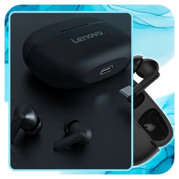 БЕСПРОВОДНЫЕ НАУШНИКИ LENOVO HT05 С BLUETOOTH С POWERBANK НОВАЯ МОДЕЛЬ 5.1