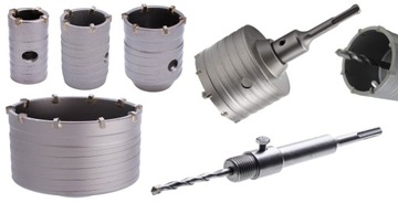 КОРОНКА ДЛЯ БЕТОННЫХ СТЕН SDS PLUS CROWN 30 мм НАБОР ПЕРЕХОДНИКОВ ДЛЯ РЕЗКИ 2 в 1