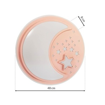 ПРИМЕЧАНИЕ РОЗОВЫЙ Светодиодный потолочный светильник 45Вт Ø480 мм