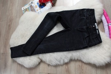 DŻINSY RURKI CZARNE DAMSKIE NEW LOOK 164cm S