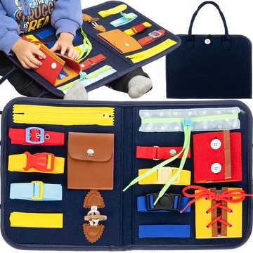TABLICA MANIPULACYJNA SENSORYCZNA MONTESSORI XXL