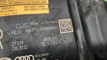 AUDI A7 4K8 FULL LED LASER SVĚTLA PŘEDNÍ KPL