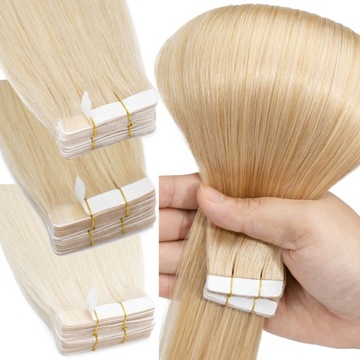 #24 ЛЕНТА НАТУРАЛЬНАЯ ДЛЯ ВОЛОС НА 20 ЛЕНТ 40 СМ СЭНДВИЧИ