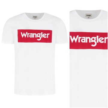 WRANGLER LOGO TEE MĘSKI T-SHIRT KOSZULKA NADRUK S