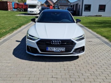 Audi A7 C8 Sportback 3.0 55 TFSI 340KM 2021 Audi A7 Sportback 3.0tfsi 340KM Mod.2022 Biała, zdjęcie 4