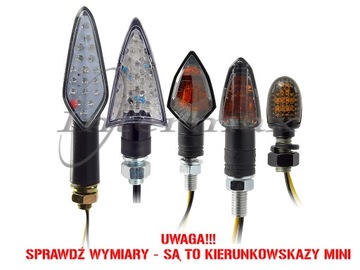 СВЕТОДИОДНЫЕ СИГНАЛИ ПОВОРОТА MINI APPROVAL DARKENED - ДЫМЧАТЫЕ ПАРА ИЗ 2