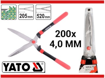 НОЖНИЦЫ ДЛЯ ХЕЗИ YATO, ЩЕТКИ, ДЛИНА 52см