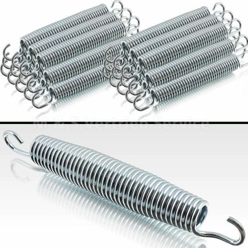 ZESTAW SPRĘŻYN DO TRAMPOLINY 24 SZTUKI 140MMx21MM