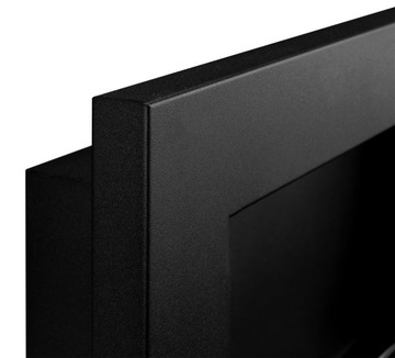 ПОДВЕСНОЙ БИОКАМИН 650x400 SLIM ЧЕРНЫЙ СО СТЕКЛОМ