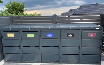 КОРПУС, МУСОРНЫЙ БАК 120Л x 3