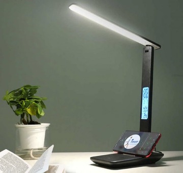 Настольная лампа Светодиодный дисплей Часы Дата 3 цвета 5 Яркость света