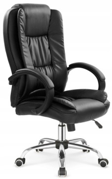 CZARNY Fotel biurowy obrotowy RELAX Halmar