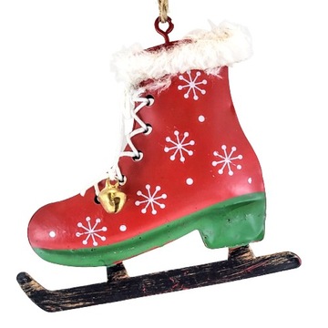 МЕТАЛЛИЧЕСКИЙ ПОДВЕСНОЙ КУЛОН ДЛЯ КОНЬКОВ - РОЖДЕСТВЕНСКИЙ