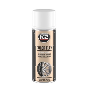K2 COLOR FLEX GUMA W SPRAYU 400ML BIAŁA