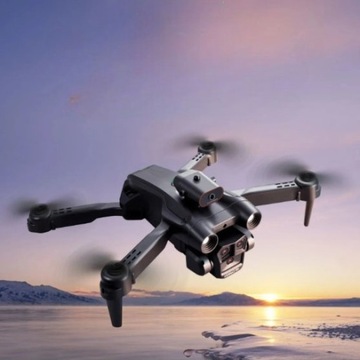 DRON C12 PRO 4K WIFI ZAWIS KAMERY 3 X AKUMULATORY CZUJNIK PRZESZKÓD