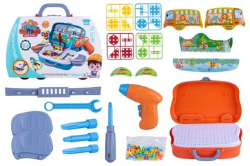 ТВОРЧЕСКИЙ НАБОР 3D-ПАЗЗЛА В ЧЕМОДАНЕ ДЛЯ ИНСТРУМЕНТОВ