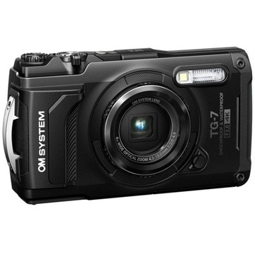 OLYMPUS OM SYSTEM TG-7 CZARNY + WYSIĘGNIK SELFIE