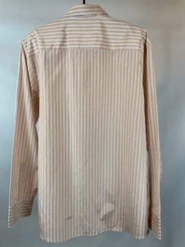 Koszula męska w paski Calvin Klein r.XL jedwab USA